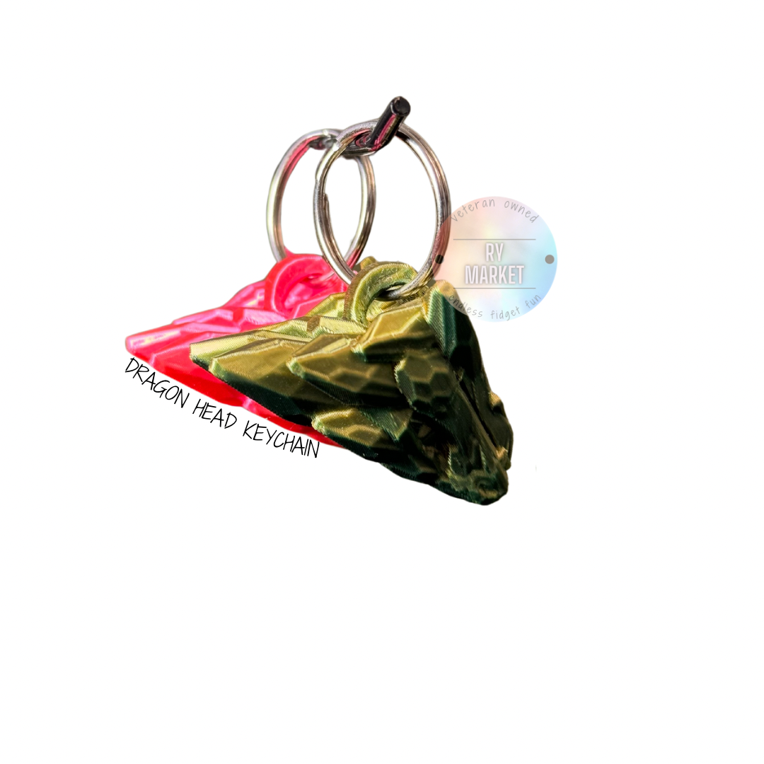 Dragon Head Keychain