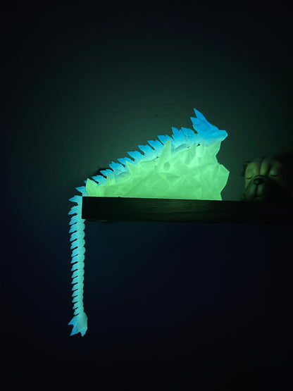 Crystal Dragon Rock Display