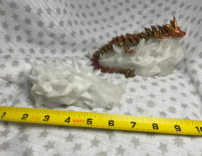 Crystal Dragon Rock Display
