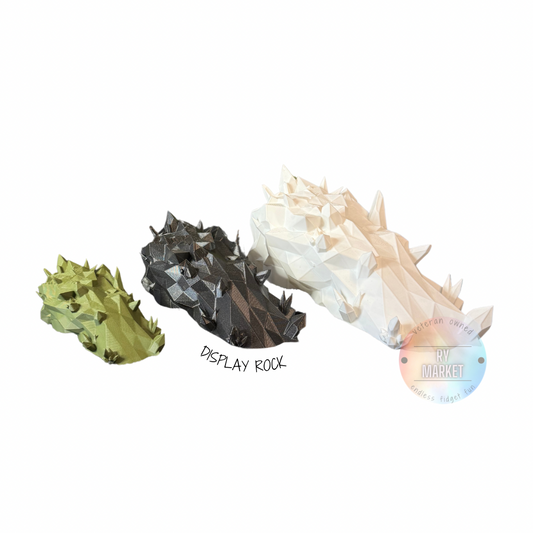 Crystal Dragon Rock Display